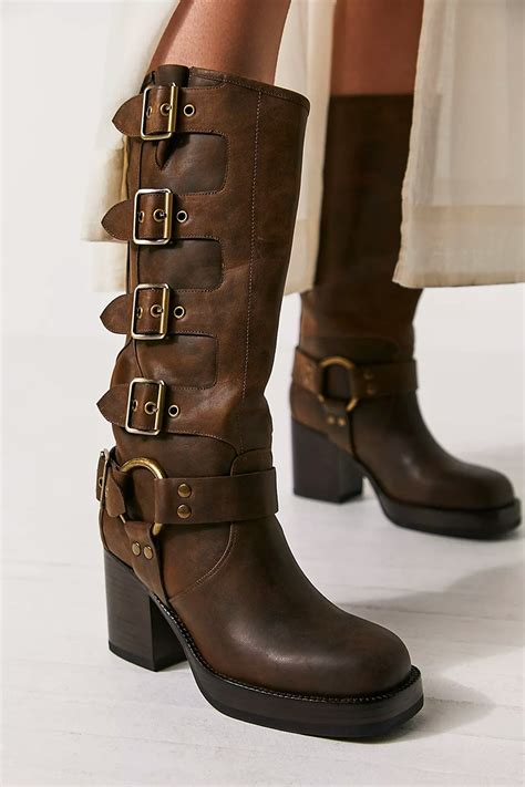 miu miu biker boots dupe|suede biker boots.